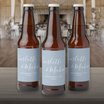 Elegante Script Casamento Azul Poeirento Assinatur