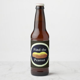 RÓTULO PARA GARRAFA DE CERVEJA ENCONTRAR A PEANUTA