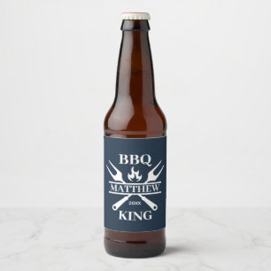 Rótulo Para Garrafa De Cerveja Engraçado CHURRASCO Grill Mestre Personalizado Bar