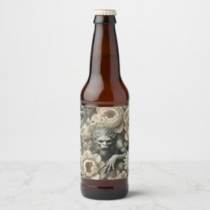Rótulo Para Garrafa De Cerveja Esplendor Lycantrópico - Lobisomem Gótica