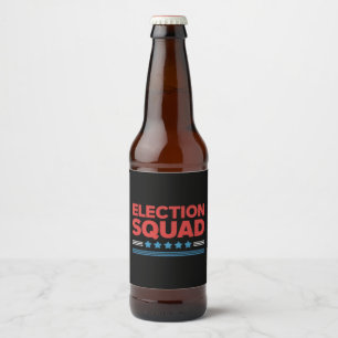 Rótulo Para Garrafa De Cerveja Esquadrão Eleitoral Eleição 2024 Democrata Republi