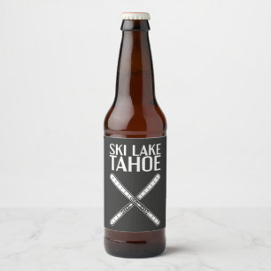 Rótulo Para Garrafa De Cerveja Esqui - Lago Ski Tahoe