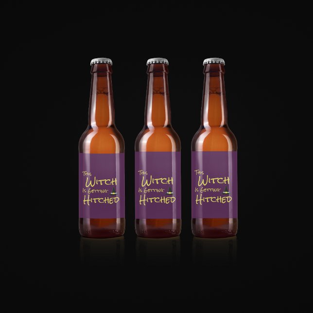 Rótulo Para Garrafa De Cerveja Esta Bruxa Está Sendo Amarrada (Criador carregado)