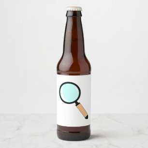 Rótulo Para Garrafa De Cerveja Estilo de Cartografia Ampliar Vidro