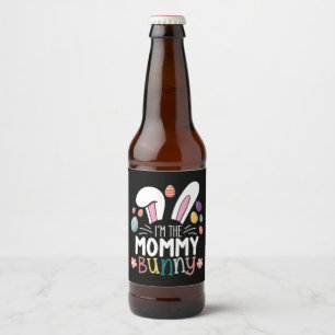 Rótulo Para Garrafa De Cerveja Eu sou a Mamãe Mãe Páscoa Coelhinha Correspondente