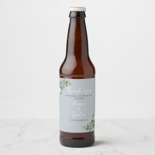 Rótulo Para Garrafa De Cerveja Eucalyptus moderno