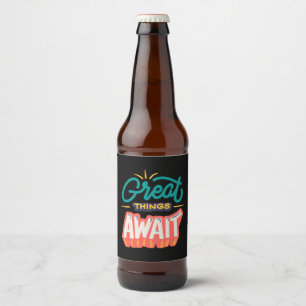Rótulo Para Garrafa De Cerveja Excelentes Aguardando