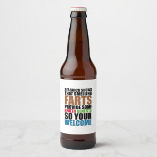 Rótulo Para Garrafa De Cerveja Farinhas De Cheiro