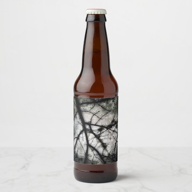 Rótulo Para Garrafa De Cerveja Fechando em (Frente)