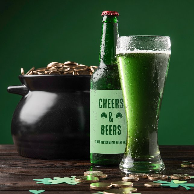 Rótulo Para Garrafa De Cerveja Festa de Cerveja e Aplaudimentos (Criador carregado)