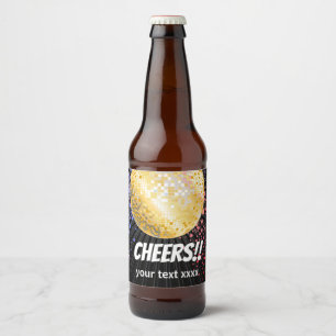 Rótulo Para Garrafa De Cerveja festa de dança de discoteca da discoteca de 70