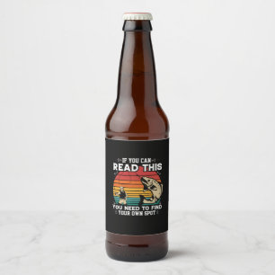 Rótulo Para Garrafa De Cerveja Fisher Se Você Pode Ler Isto