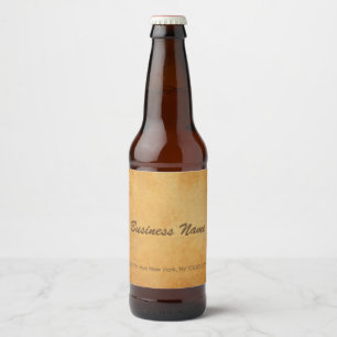 Rótulo Para Garrafa De Cerveja Folha de Caligrafia Papel Antigo Parece Modelo ele