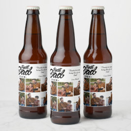 Rótulo Para Garrafa De Cerveja Foto personalizada do melhor Pai nunca