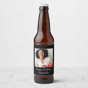 Rótulo Para Garrafa De Cerveja Fotografia, Foto Personalizada - Personalizada