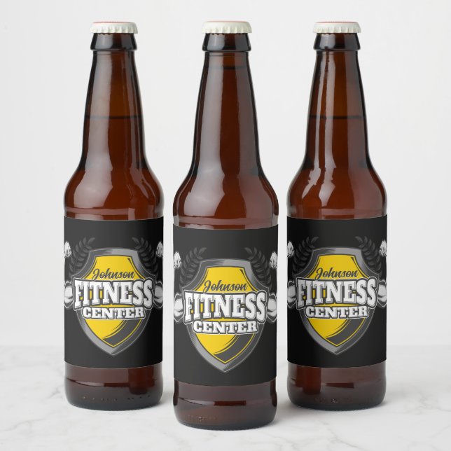 Rótulo Para Garrafa De Cerveja Ginásio de Malhação Muscular (Garrafas)