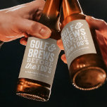 Rótulo Para Garrafa De Cerveja Golf e cervejas antes da festa de despedida de sol<br><div class="desc">Celebre o noivo com uma festa de despedida de solteiro em um campo de golfe e este rótulo de garrafa de cerveja personalizado. Este rótulo de cerveja simples para festa de despedida de solteiro apresenta a frase "golf e cervejas antes do eu aceito" juntamente com texto personalizado em um fundo...</div>