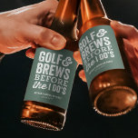 Rótulo Para Garrafa De Cerveja Golfe e despejo antes da festa de solteiro verde<br><div class="desc">Celebre o noivo com uma despedida de solteiro de golfe e esta etiqueta personalizada de garrafa de cerveja. Esta simples etiqueta de cerveja de uma despedida de solteiro contém a expressão "golfe and brews Before the I do's" juntamente com um texto personalizado sobre fundo verde. Esta etiqueta de solteiro faz...</div>