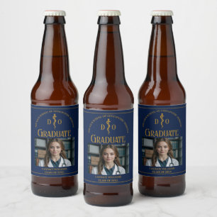 Rótulo Para Garrafa De Cerveja Graduação na Faculdade de Medicina Osteopática Azu