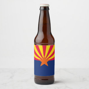 Rótulo Para Garrafa De Cerveja Gráfico de Sinalizador de Estado de Arizona Dinâ