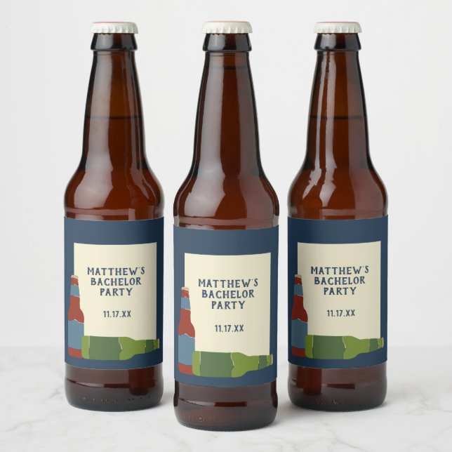 Rótulo Para Garrafa De Cerveja Gráficos de Garrafas de Cerveja com Mensagem Perso (Garrafas)