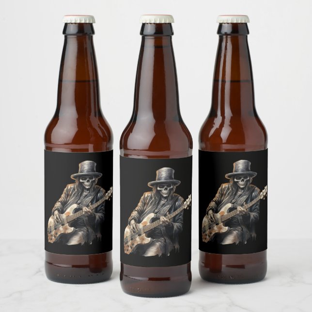 Rótulo Para Garrafa De Cerveja Halloween Getränkeetiketten (Garrafas)