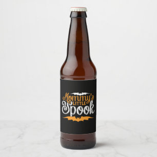 Rótulo Para Garrafa De Cerveja Halloween Mommys Little Spook Aniversário