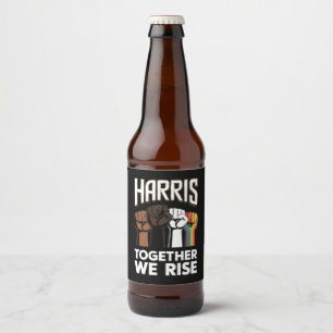 Rótulo Para Garrafa De Cerveja Harris Eleição 2024 LGBT Kamala Harris 2024