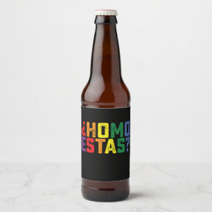 Rótulo Para Garrafa De Cerveja Homo Está Espanhol, Funny Orgulho gay LGBTQ