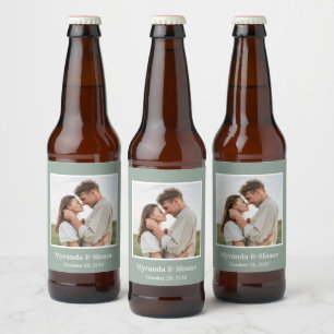 Rótulo Para Garrafa De Cerveja Jantar de Ensaio de Foto Eucalipto