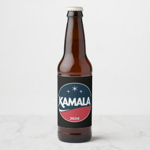 Rótulo Para Garrafa De Cerveja Kamala Harris Vintage 2024 Para Presidente Eleição