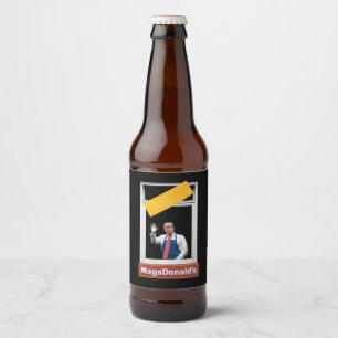 Rótulo Para Garrafa De Cerveja MAGADonald's Trump 2024