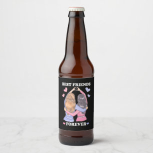 Rótulo Para Garrafa De Cerveja Melhores Amigos para Sempre