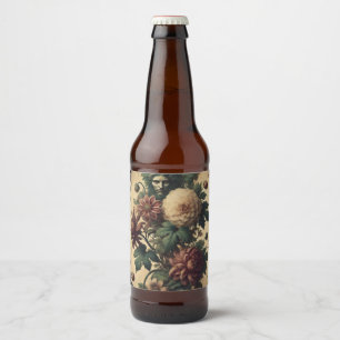 Rótulo Para Garrafa De Cerveja Mente etérea - Design botânica gótica