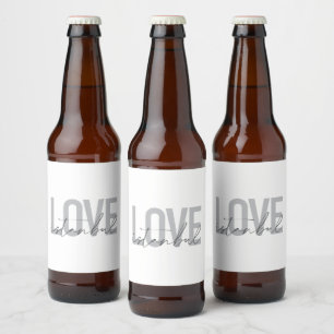 Rótulo Para Garrafa De Cerveja Moderno, simples, urbano, design de tendências Am