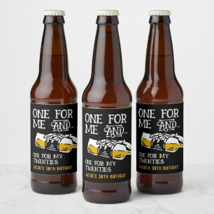 Rótulo Para Garrafa De Cerveja Morte aos 20