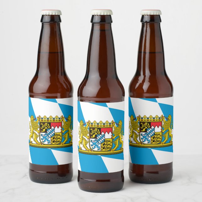 Rótulo Para Garrafa De Cerveja Mostre suas cores - Bayern/Baviera (Garrafas)