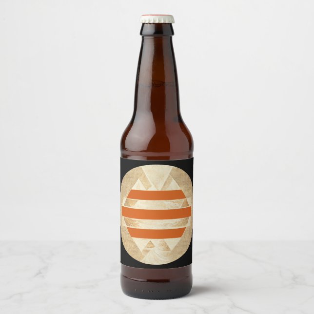 Rótulo Para Garrafa De Cerveja Nikias Logo (Frente)