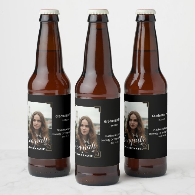 Rótulo Para Garrafa De Cerveja Nome Personalizado Personalizado, Festa de formatu (Garrafas)