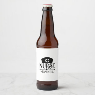 Rótulo Para Garrafa De Cerveja Nurse Gift Nurse Essential
