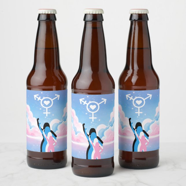 Rótulo Para Garrafa De Cerveja O Sinal Trans (Garrafas)