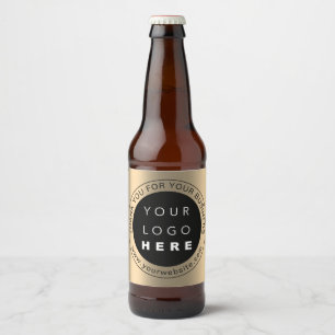 Rótulo Para Garrafa De Cerveja Obrigado negócio profissional do promocional do