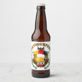 Rótulo Para Garrafa De Cerveja Oktoberfest