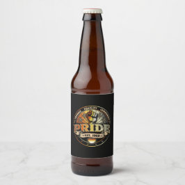 Rótulo Para Garrafa De Cerveja Orgulho Urso est. 1969
