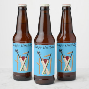 Rótulo Para Garrafa De Cerveja Os Foguetes De Natal, Capacetes, Bats E Bola,