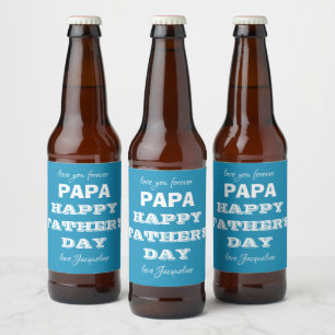 Rótulo Para Garrafa De Cerveja Pai Dia de os pais pai Papa Moderno Personalizado