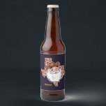 Rótulo Para Garrafa De Cerveja Papais noeis engraçados - Natal do Cowboy do Texas<br><div class="desc">Papais noeis Engraçados Cowboy Texas - Etiqueta de Garrafa de Natal</div>