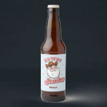 Rótulo Para Garrafa De Cerveja Papais noeis engraçados - Natal do Cowboy do Texas<br><div class="desc">Papais noeis Engraçados Cowboy Texas - Etiqueta de Garrafa de Natal</div>