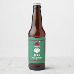 Rótulo Para Garrafa De Cerveja Papais noeis, Ho Ho Ho Ho, Feriado
