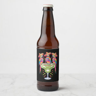 Rótulo Para Garrafa De Cerveja Parrot Cinco De Mayo Funny Bebendo Mexicano Fiesta